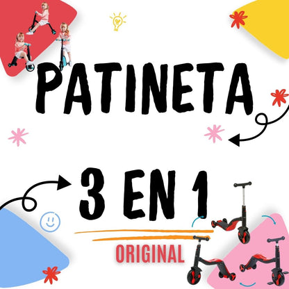 PATINETA PARA NIÑ@S 3 EN 1