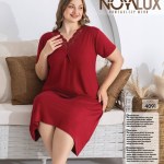 Ночная сорочка Noya Lux красный, бордовый, 4XL